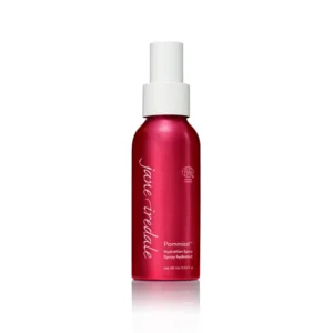Spray pour cheveux dans un flacon rouge